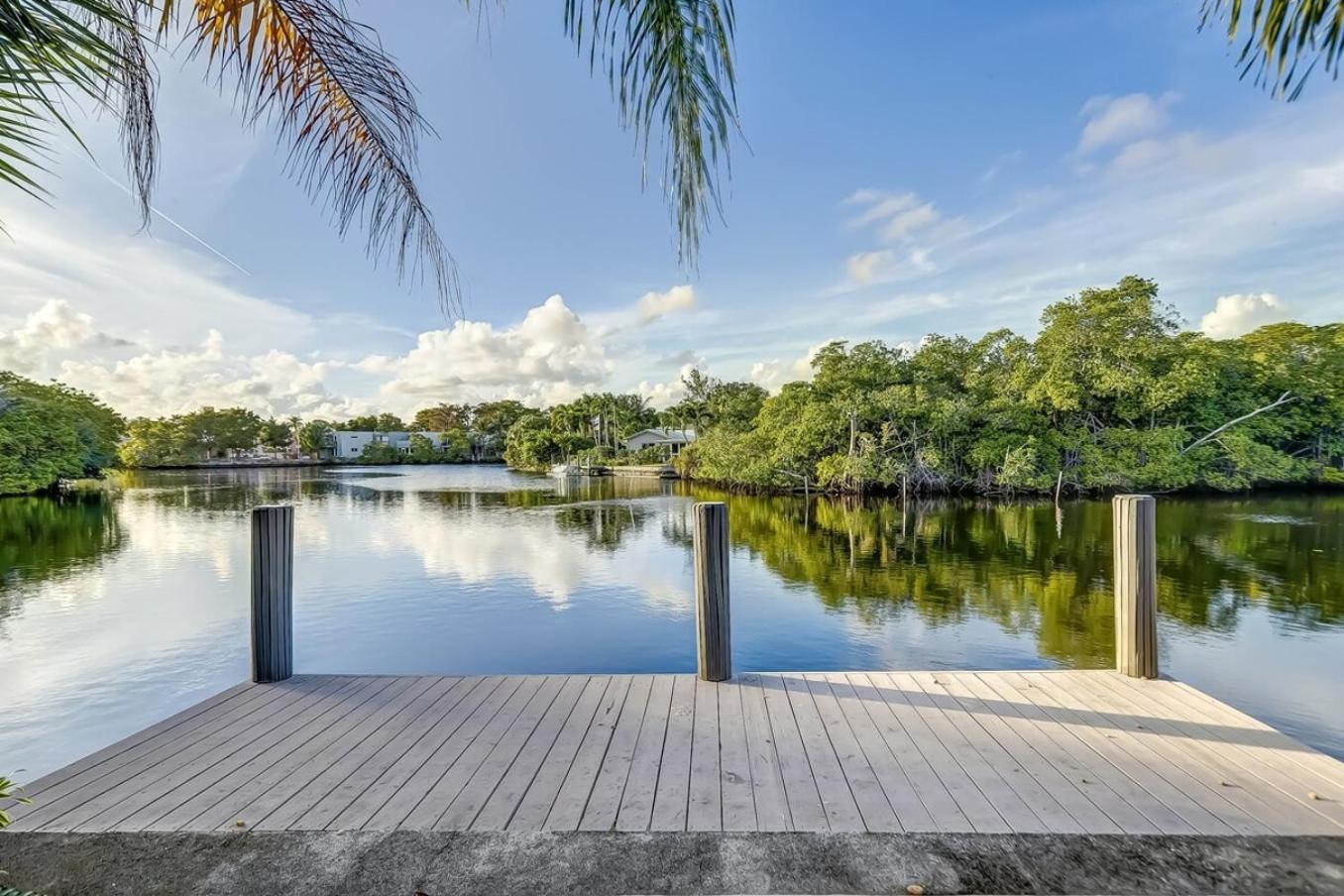 Waterfront Apartment Private Patio Pool Fort Lauderdale Exterior photo
